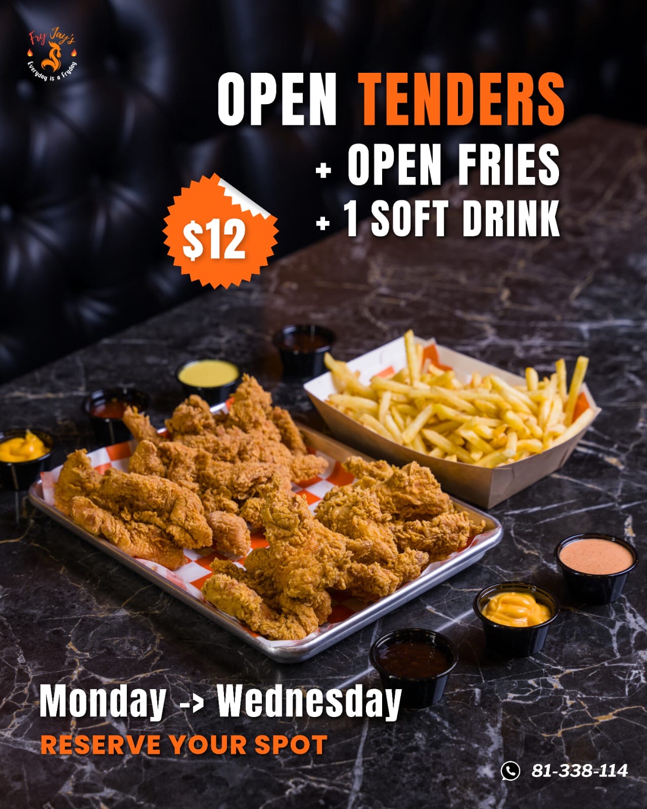 OPEN TENDERS ( MONDAY TILL WEDNESDAY)